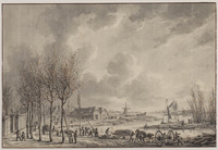 X 014
<br/>
Maart (uit de serie 'De Maanden')
<br/>
<em>Langendijk, Dirk (1748-1805)</em>